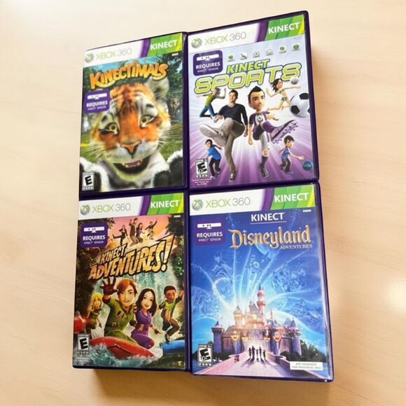4 Xbox 360 Kinect Adventures Kinectimals Kinect Sports & Disneyland Games - Picture 6 of 6